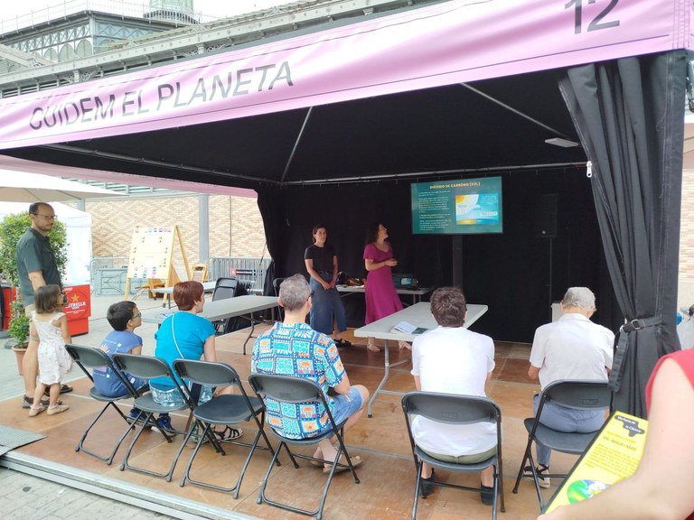 Presentation of RESCUE and the game at the Barcelona Science Festival 2025